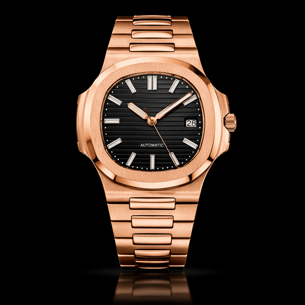 Nautiko Rose Gold Black