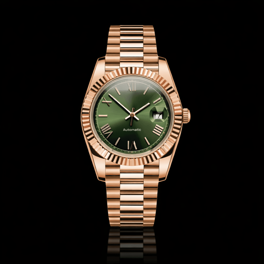 Seidate Rose Gold Green