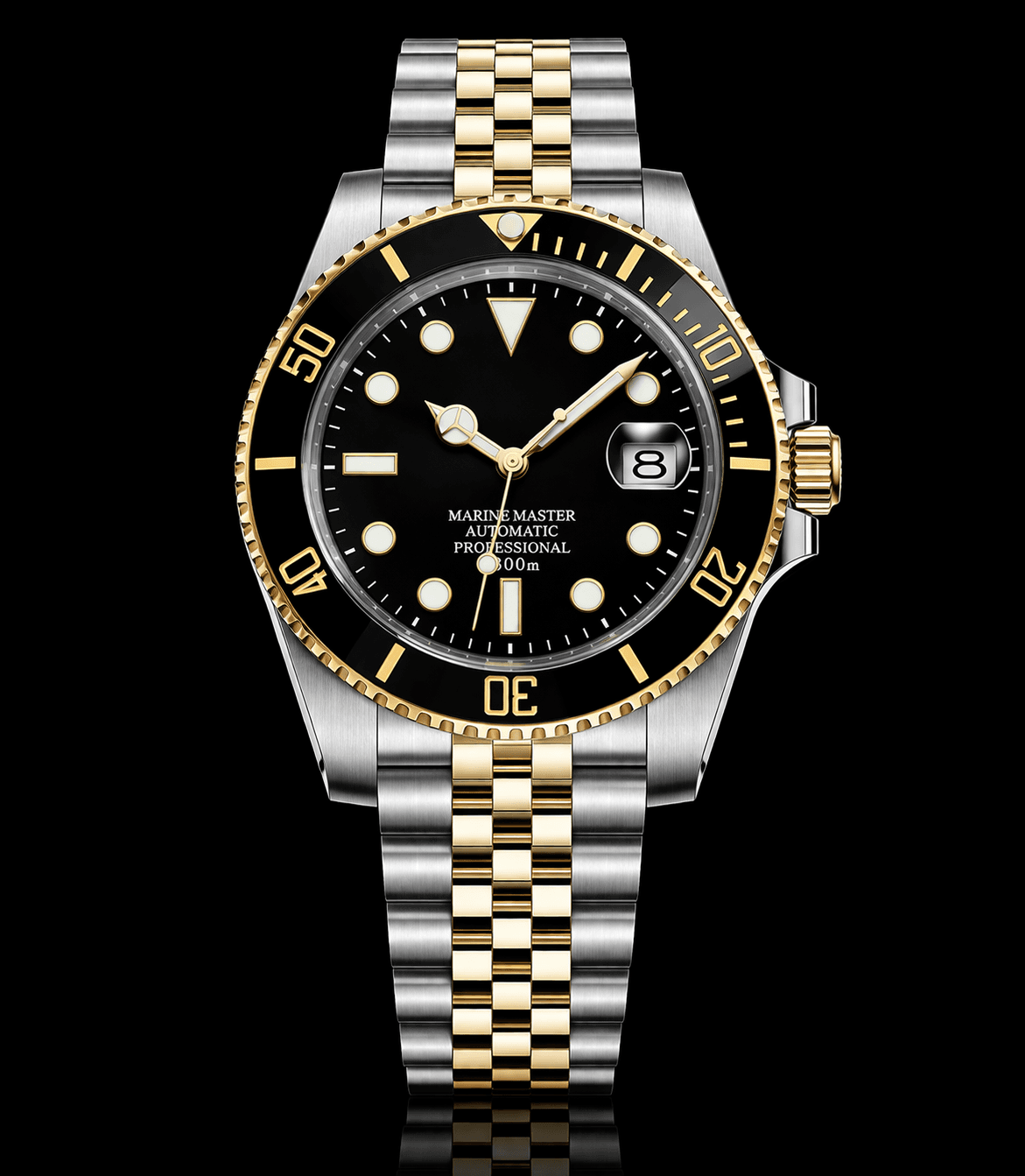 Seikmariner Two Tone Black Gold Jubilee