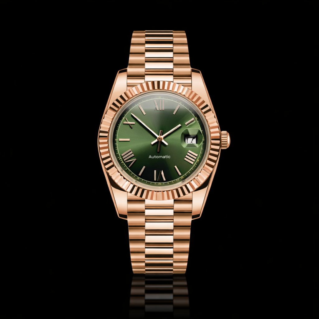 Seidate Rose Gold Green